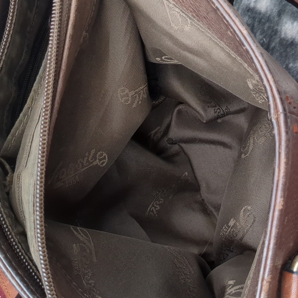 Fossil Brown Leather Tote Bag - Picture 7 of 11